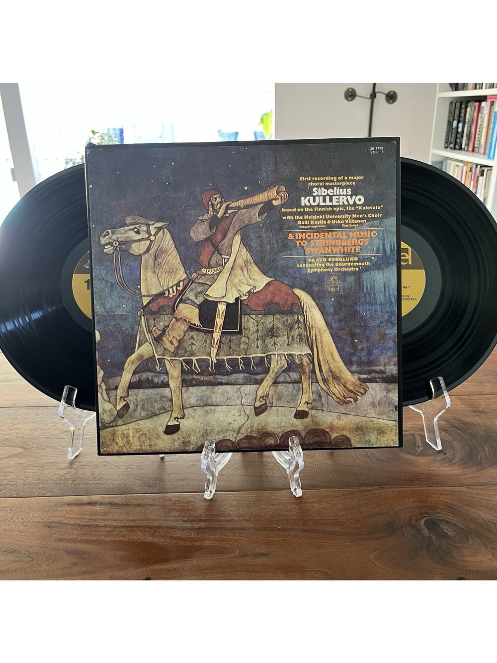 Sibelius Kullervo Strindberg's Swanwhite 2xLP Box Set 1971 Angel SB-3778